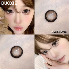 YICKYUE  -  1Pair Myopia Lenses Blue Color Contact Lenses for Eyes Lenses With Diopters Prescription Fashion Lenses High Quality Lens