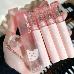 ELECOOL 6 Colors Mirror Liquid Lipsticks Waterproof Velvet Matte Lip Gloss Long Lasting Non-stick Cup Lip Tint Makeup Cosmetics