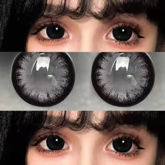 YICKYUE  -  2pcs/Pair Cosmetic Contact Lens Natural Contact Lenses For Eyes Prescription with Diopter Large Diameter Eye Lens