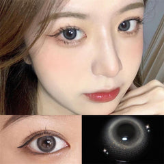 YICKYUE  -  Graded 1pair Breeze Colored Contact Lenses 14mm Softlens