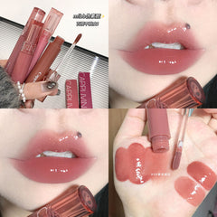 YICKYUE  -  Cappuvini Juice Lip Gloss Jelly Mirror Gloss Lipstick Long Lasting Moisturizer Water Light Lipstick Affordable Makeup Cosmetics
