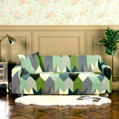 Anti-dust Geometry Print Spandex Sofa Cover Elastic Stretch Couch Cover Loveseat Armchair Sectional L-shape Corner Sofa Case