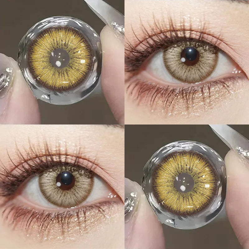 YICKYUE    Contact Lenses Cosmetic Softlens Newyork Contacts for Eye Beauty