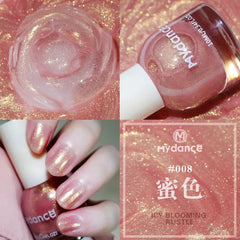 YICKYUE  -  Nail Polish Peelable Waterborne Peelable Polarized Pearl Series No Bake Brightening Glitter Aurora Pearl Shine  Nail Polish Gel