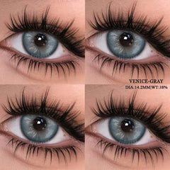 YICKYUE  -  2pcs Natural Color Contact Lenses for Eyes Gray Lenses Colorcont Korean Lenses Yearly Beauty Brown Eye Contacts Lens