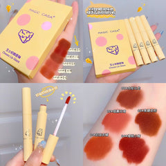 MAGIC CASA 5 Lip Glaze Set Matte Velvet Lip Mud Lipstick