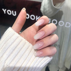 24pcs/set Matte Marble Full Cover False Nail Tips Lunar eclipse Manicure Matte Tips For False Fake Nails Extension False Nails