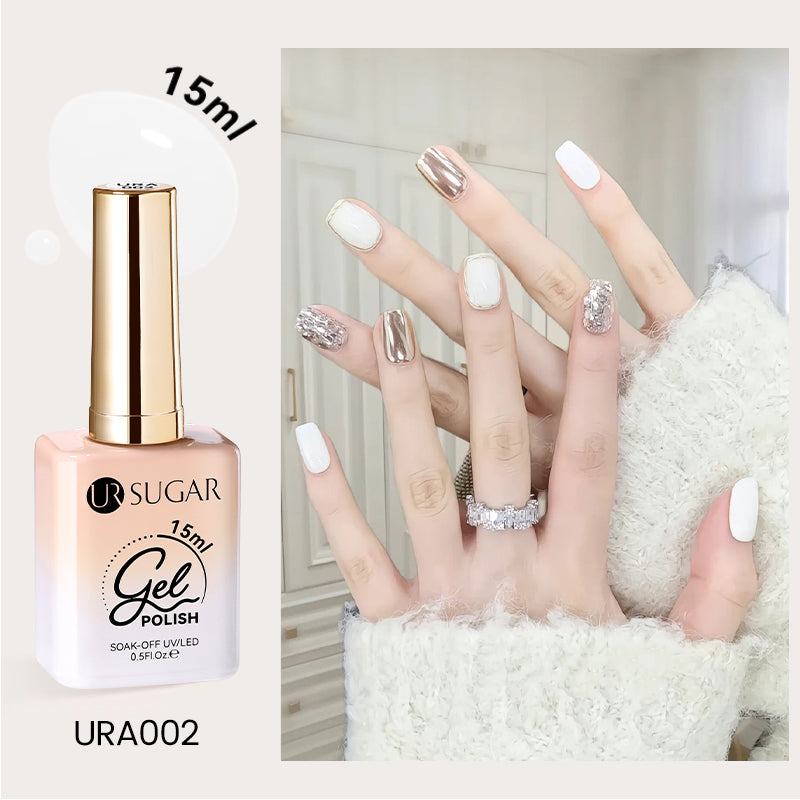 YICKYUE  -  15ml Jelly Nude Gel Nail Polish Translucent Color Gel Polish Semi Permanent UV Gel Nail Art Soak Off Gel Varnish Autumn