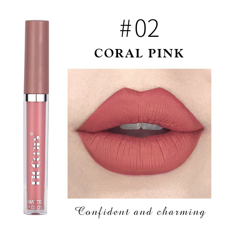 Sexy Color Liquid Lipstick Wholesale Pigment Nude Lip Tint Matte Lip Gloss Bulk Long Lasting Waterproof Orange Velvet Lipgloss