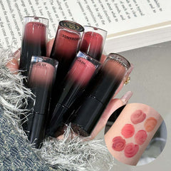 YICKYUE  -  Low Saturation Mirror Water Light Lip Gloss Mirror Russet Liquid Lipstick Moisturizing Lip Tint Nature Nude Lips Makeup Cosmetic
