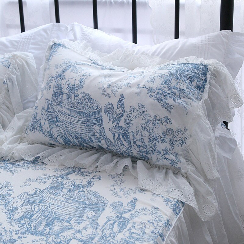 NEW Romantic Princess pillow case Ruffle Lace pillowcase home Wedding decorations Bedding Pillowcases pillow cover body pillow