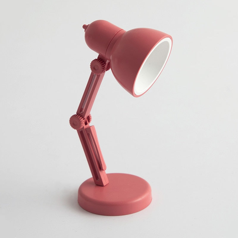 W&G Mini Table Lamp Kawaii Night Lights Healing Small Ornaments Japanese Ins Cute Foldable Desktop Decoration Gifts for Girls