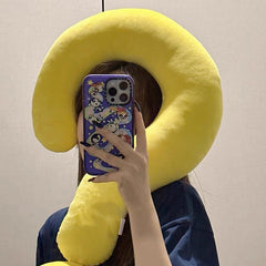 YICKYUE  -  Question Mark Neck Cushion for Bedroom, Living Room, Decorative Pillows for Sofa, Nap Pillows, Backrest Cushions, Car, Home