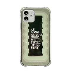 Wave letter mirror soft silicone shockproof shell for iphone 13 mini 11 12 pro max 8 7 plus xsmax xr x cute phone case conque