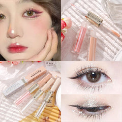 Yickyue Double Head Diamond Shiny Eyeshadow Highlight Waterproof Eyes Concealer Glitter Sequins Eye Shadow Stick Makeup Beauty Cosmetics