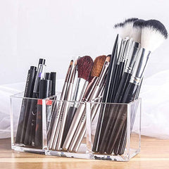 Transparent Makeup Organizer Acrylic Storage Box Makeup Brush Organizer Lipstick Storage Display Organizador Plastic Box Shelf
