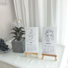 W&G Mobile phone support small easel wooden creative decoration triangle bracket pine wood display ornament photo card frame