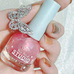 30 Colors Water-based Nail Polish Can Be Peeled Tear-off No Baking Solid Color Nail Art Hybrid Varnishes Lasting Quick-Drying