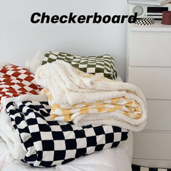Thickening of Coral Fleece Blankets winter blanket office nap during the spring and autumn sofa cover soft