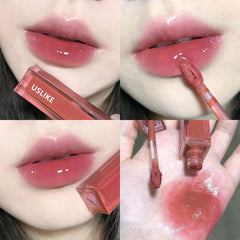 Yickyue Mirror Water Gloss Lip Oil Colorless Sexy Cute Fruit Lip Balm Lipstick Moisturizing Plumper Lip Care Cosmetic