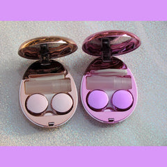 Contact Lens Case Egg Invisible Companion Box Fashion Portable Color Contact Lens Case for Travel