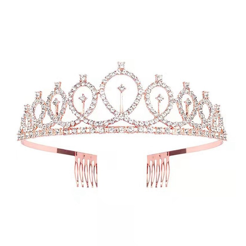 Luxury Party Crowns Baroque Vintage Headwear Pageant Party Crown Tiaras Queen Diadem Bridal Wedding Hair Jewelry Accessories