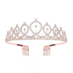 Luxury Party Crowns Baroque Vintage Headwear Pageant Party Crown Tiaras Queen Diadem Bridal Wedding Hair Jewelry Accessories