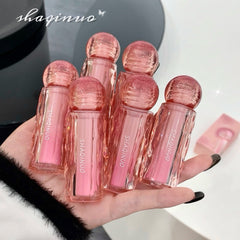 YICKYUE  -  Mirror Liquid Lipstick Tint Water Light Moisturizing Lip Gloss Red Lip Glaze Clear Lastinig Natural Nude Pink Makeup Cosmetics