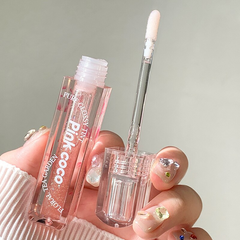 Yickyue 1pcs Shimmer Lip Gloss Crystal Jelly Lips Plumper Tint Oil Long Lasting Moisturizer Shiny Liquid Lipsticks Makeup Cosmetics