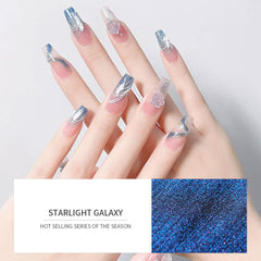 YICKYUE  -  10ml Starlight Galaxy Aurora Series Gel Nail Polish Sparkling Flash Semi-permanent Varnish Soak Off UV Gel DIY Glitter Nail Art