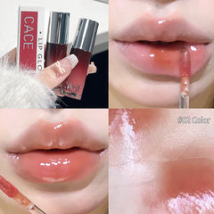 YICKYUE  -  Juice Mirror Lip Glaze Watery Lip Gloss Waterproof Lasting Liquid Lipstick High Shine Lip Tint Beauty Makeup Lips Cosmetic Women