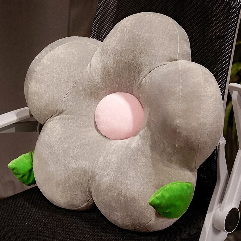 40/55cm 2 Sizes Cartton Cute Plush Flower Cushion Soft Plant Stuffed Doll Chair Cushion Sofa Kids Lover Birthday Gifts