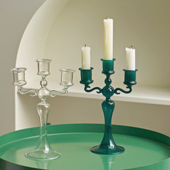 YICKYUE  -  3 Heads Candle Holders Candlestick for Home Decoration Holiday Candle Stick Wedding Christmas Candle Holder Centerpieces