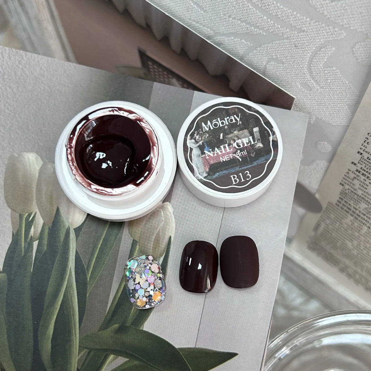 YICKYUE  -  Nail Oil Glue Plant Guide Series Color Glue 2024 New Color Painting Phototherapy Glue Solid Color Cans