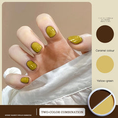 36Color Solid Canned Nail Gel Nail Art Two-color Gel Cream Texture Semi Permanent Varnishes Hybrid Nails Gel for Nail Art UV LED