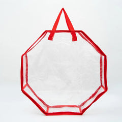YICKYUE  -  Octagonal PVC Christmas Wreath Fully Transparent Storage Bag
