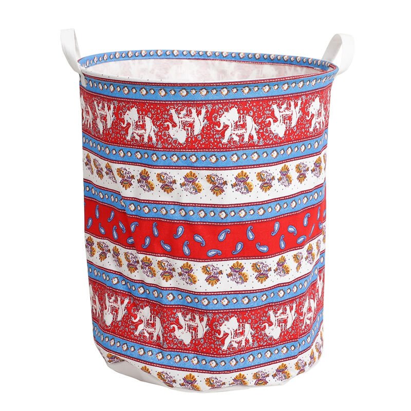 Bohemian Storage Bag Ethnic Large Folding Children's Dirty Laundry Basket Clothes Storage and Organization Wardrobe Organizer