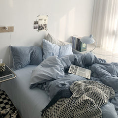 Yickyue Bedding Set Bed Sheet Set Linen Duvet Cover 200x200 Single Queen Bed Set for 2 People...for Home  135x200 Bedroom Set Furniture