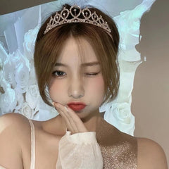 Luxury Party Crowns Baroque Vintage Headwear Pageant Party Crown Tiaras Queen Diadem Bridal Wedding Hair Jewelry Accessories