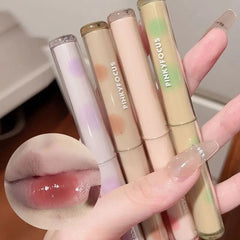 Yickyue Cute Bear Thin Lipstick Velvet Moistens Lip Mud Girls Don't Touch Cups Lip Gloss Is White Fair Price Lipstick Girls' Cosmetics