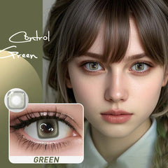 YICKYUE  Colored Contact Lenses Beauty Natural Red Blue Green Lenses for Eyes Cosplay Makeup 1Pair Yearly Cosmetic Lens