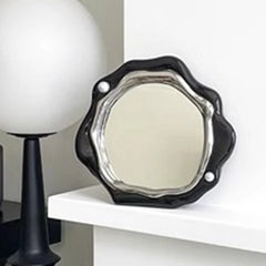 YICKYUE  -  Flexible Standingkawaii Mirrors Vanity Bathroom Small Nordic Portable Design Funky Mirror Living Room Spiegels Home Decoration
