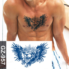 YICKYUE  -  Semi Permanent Temporary Tattoo Sticker 8Pcs/Set Herbal Juice Ink Long Lasting Body Art Painting For Men Women Adult