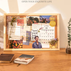 Ins Cork Board Creative Photo Wall Felt Wall Sticker Wall Board Wall Hanging Message Board Desk Decoration Note Board Background
