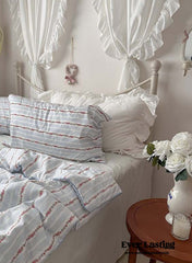 YICKYUE  -  Floral Cottage Blanket Set
