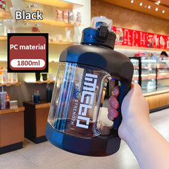 Yickyue 1.8/2.8L  Large Plastic Water Bottle BPA Free Portable Gym Sport Water Kettle Milk Tea Juice Drinking Bottle Gift For Women Men