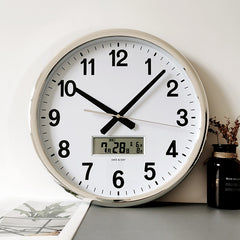 Yickyue Calendar Digital Clock Aesthetic Living Room Quiet Clock Living Room European Wall Clocks Quartz Chinese Style Saat Home Design