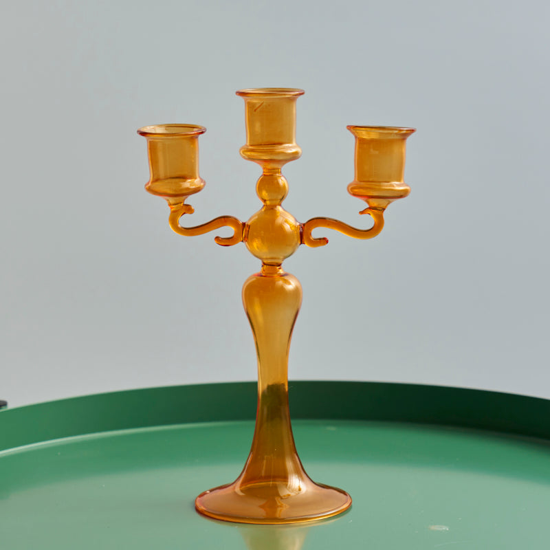 YICKYUE  -  3 Heads Candle Holders Candlestick for Home Decoration Holiday Candle Stick Wedding Christmas Candle Holder Centerpieces