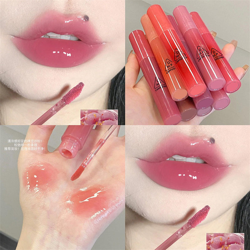 YICKYUE  -  Juice Mirror Water Lip Gloss Moisturizing Hydrating Sexy Lip Tint Waterproof Liquid Lipstick Lipgloss Makeup Korean Cosmetics
