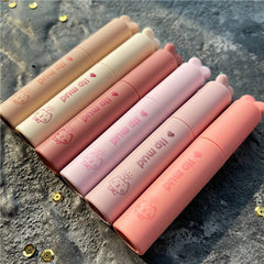 NOVO Heart-shaped Air Velvet Lip Mud Matte Matte Student Nude Makeup Natural Lasting Cheap Lip and Cheek Dual-use Lip Makeup